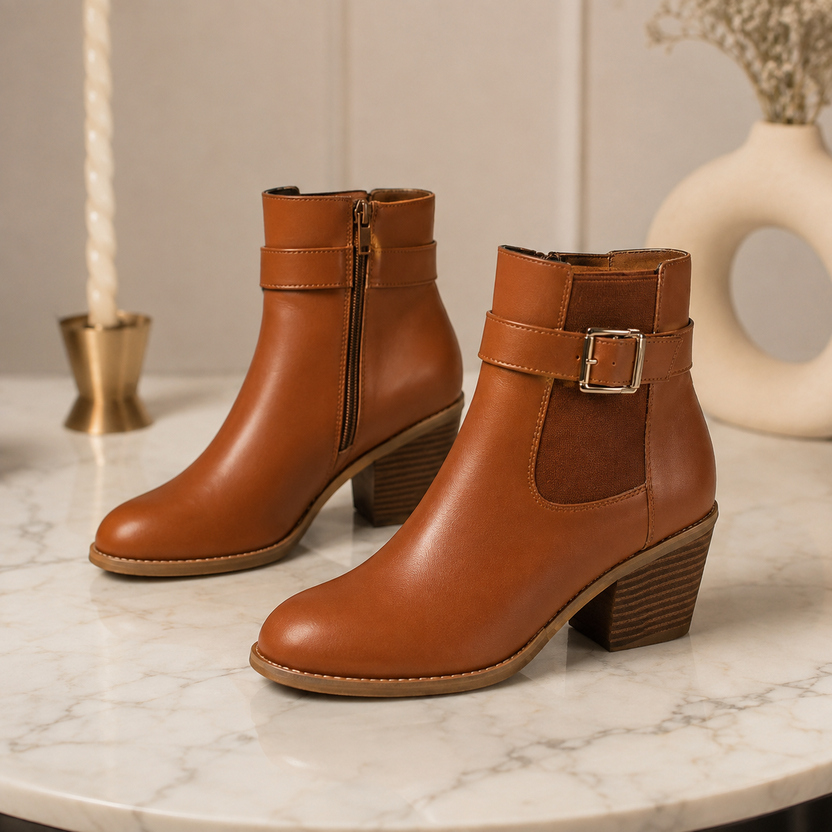 Les Bottines Alma - Cognac